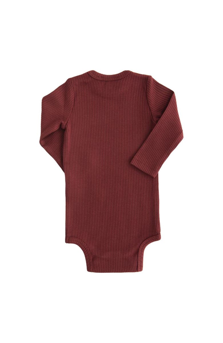Banblu Long Sleeved Modal Bodysuit, Alternate, color, Red
