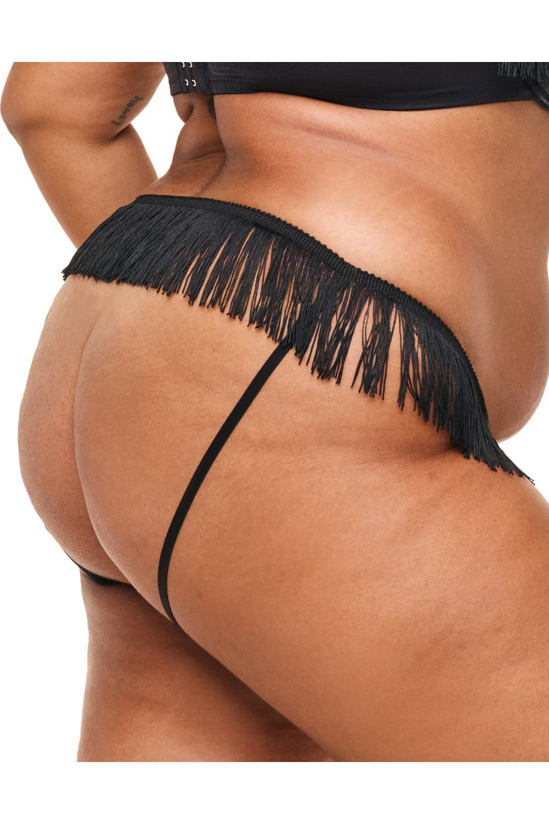 Cece Cheeky Panties, Alternate, color, Black
