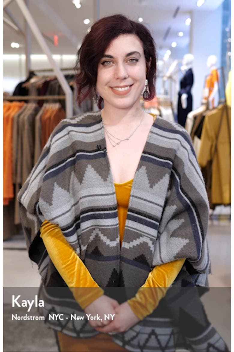 VERO MODA Kayla Long Sleeve Midi Wrap Dress video