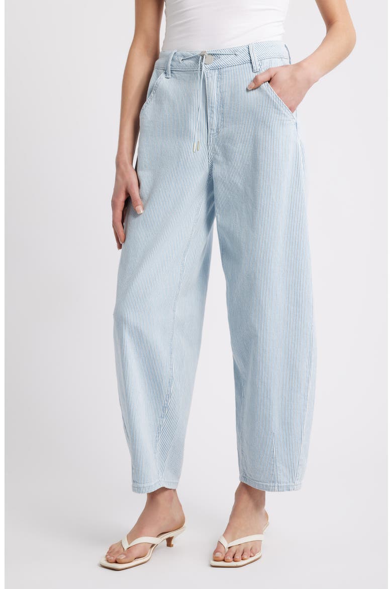 Precision Fit Skyrise Relaxed Barrel Leg Pants, Main, color, POWDER BLUE