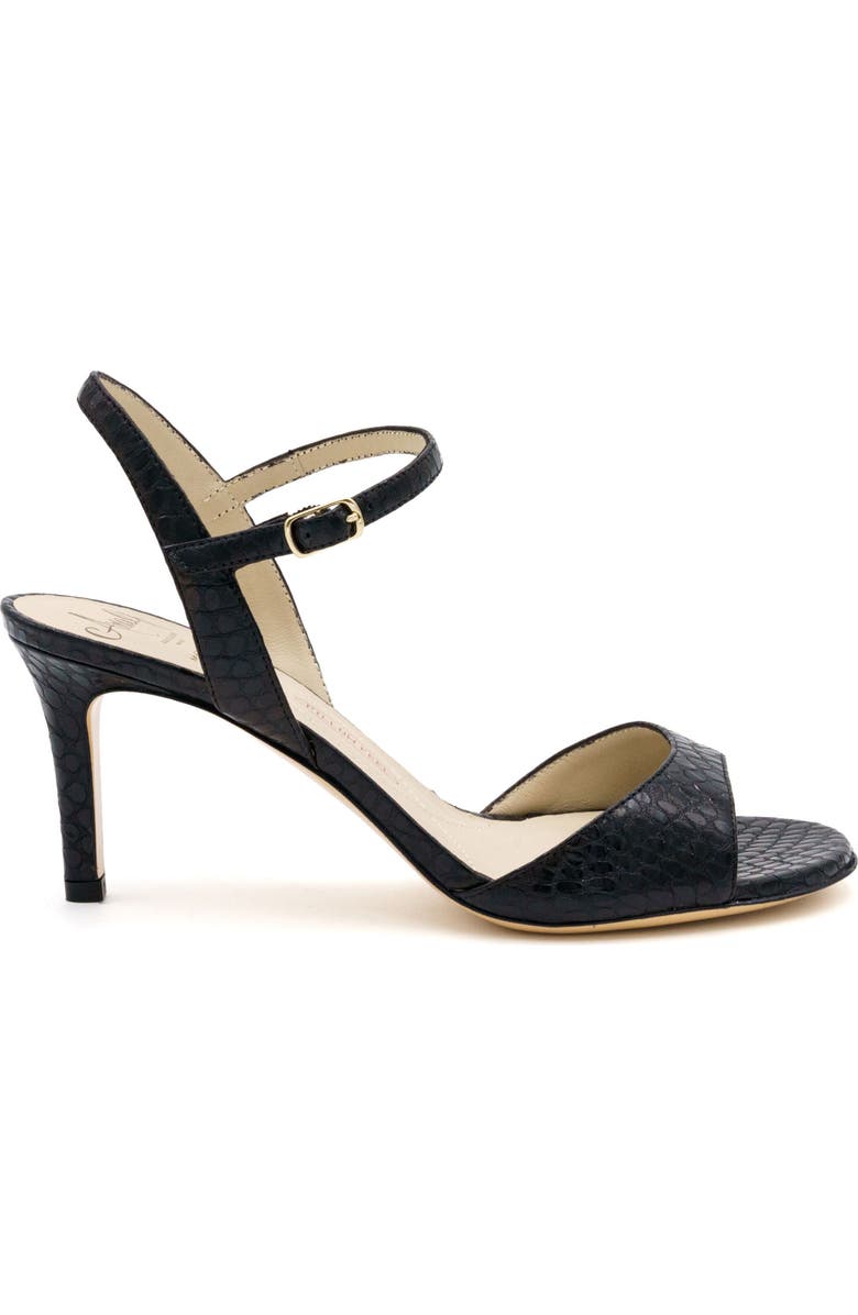 Amalfi by Rangoni Lapo Ankle Strap Sandal, Alternate, color, Black Alabama