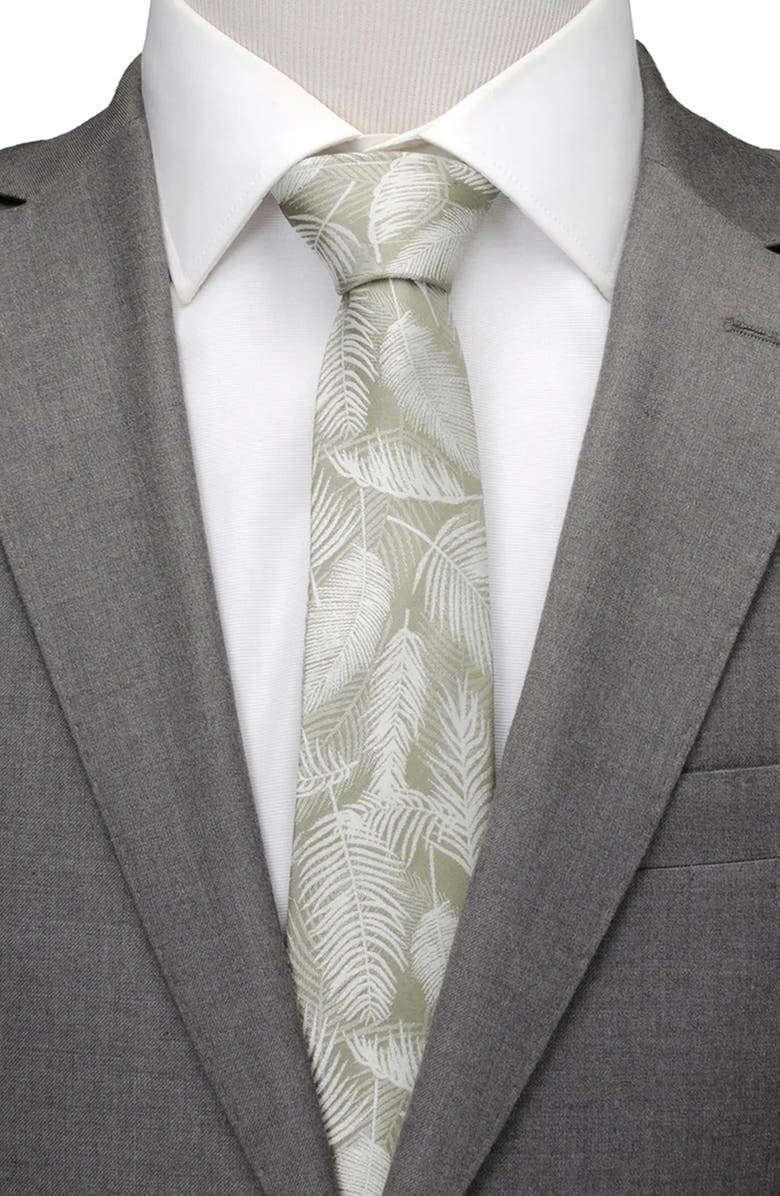 Cufflinks, Inc. Tropical Resort Tie & Pocket Square Set, Alternate, color, Green Multi