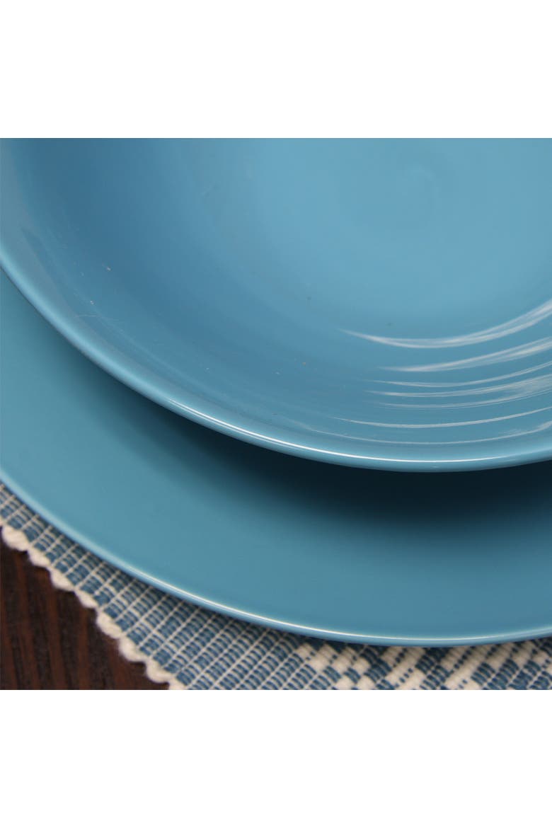 Carlton 12 Piece Dinnerware Set in Blue, Alternate, color, Blue