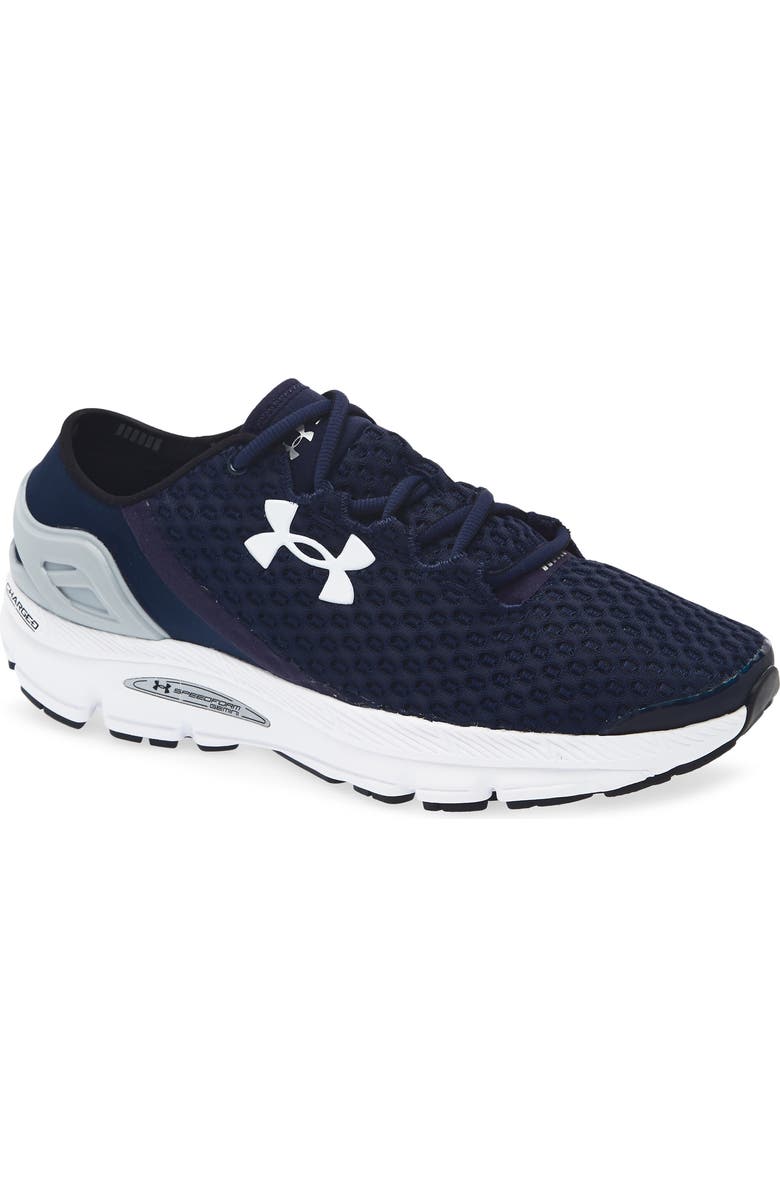 Under Armour SpeedForm<sup>®</sup> Gemini Running Shoe, Main, color, Midnight Navy