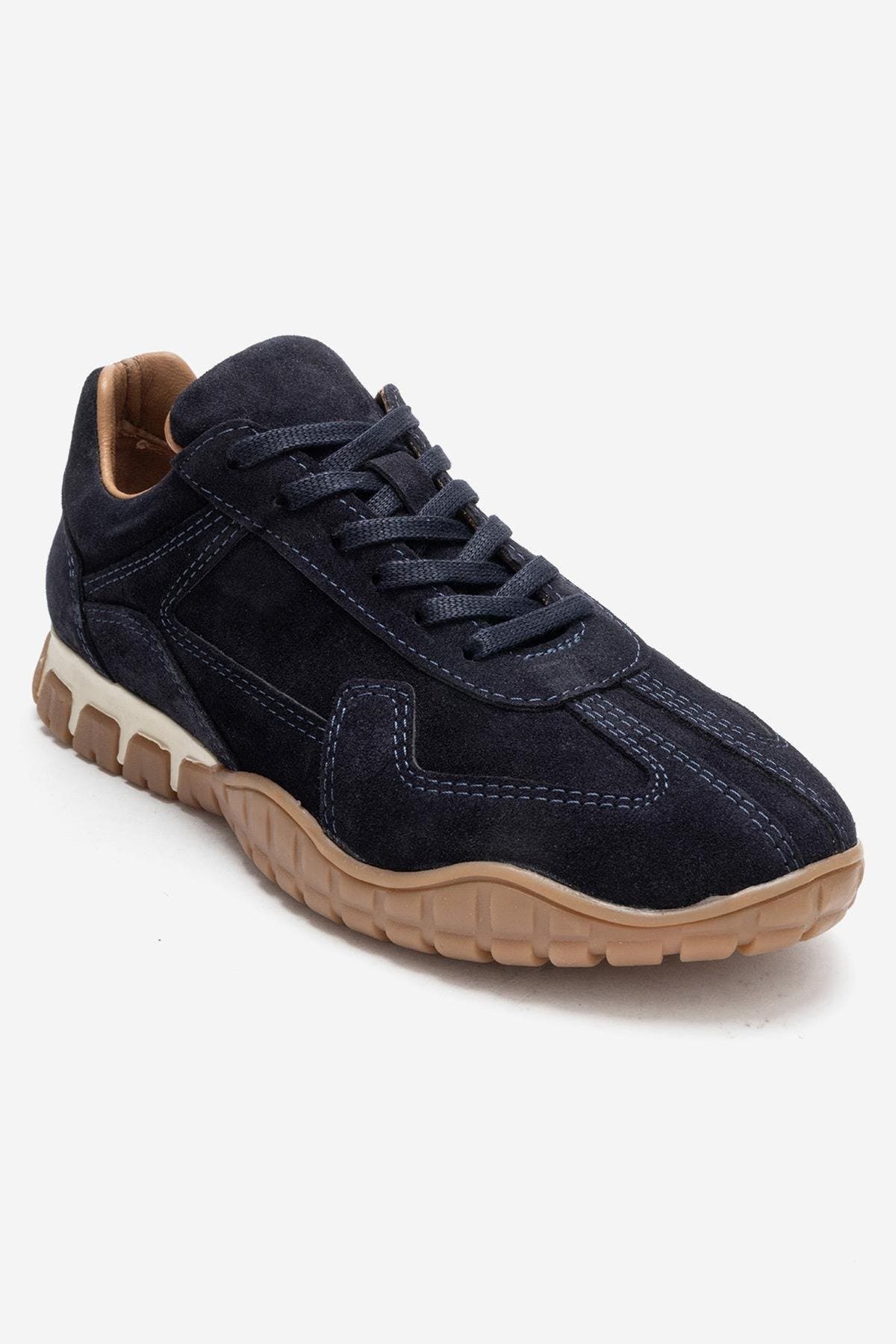 Navy Suede