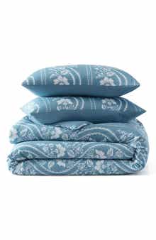 Sophia Stripe Cotton Sateen Duvet Set