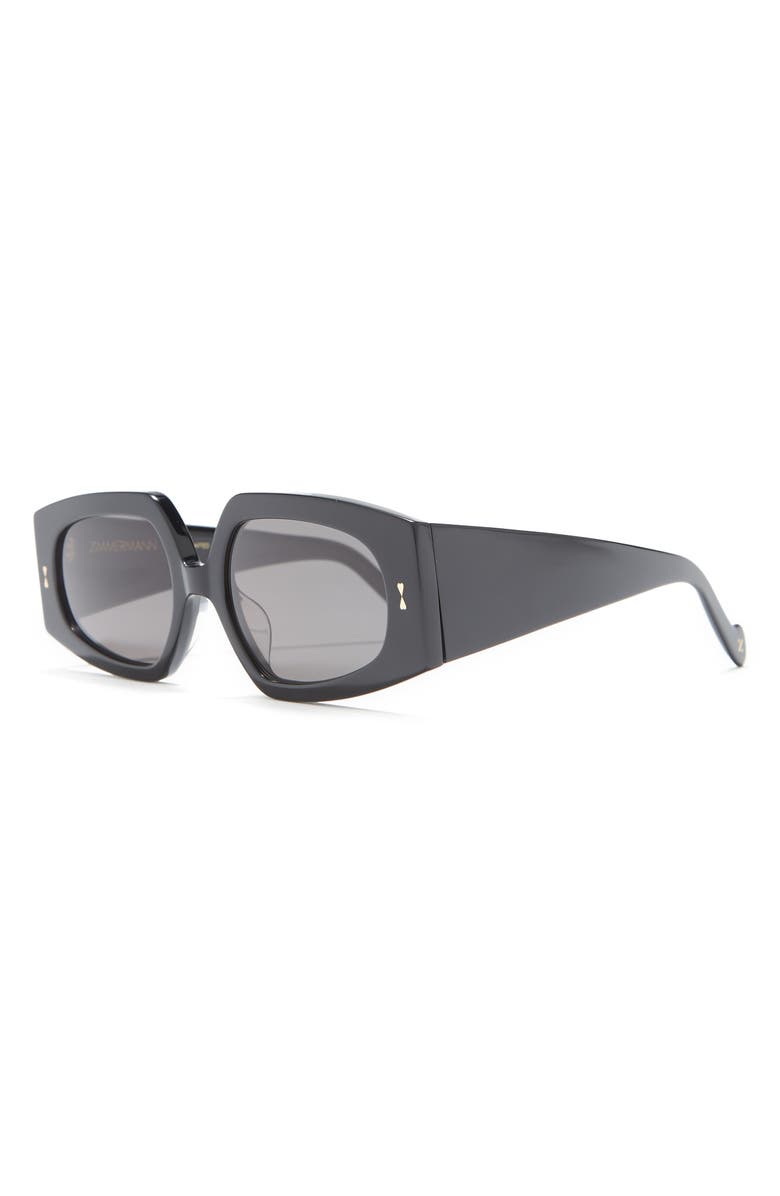 Zimmermann 54mm Espionage Rectangle Sunglasses, Alternate, color,