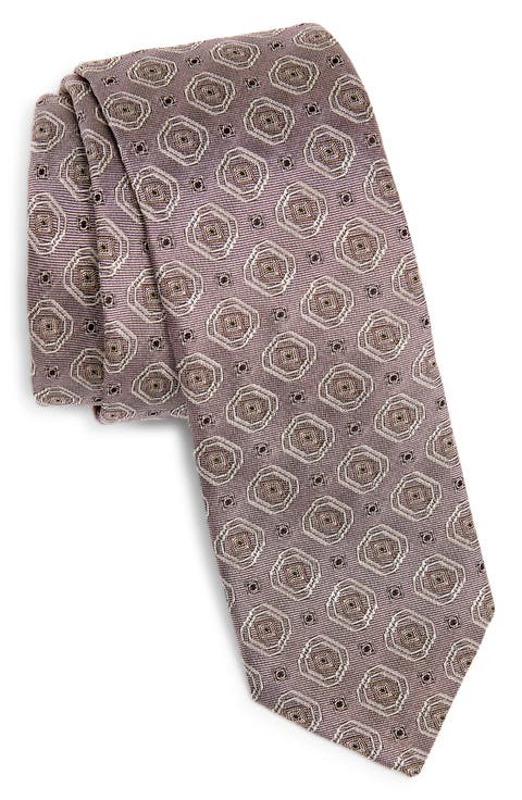 Medallion Silk Tie