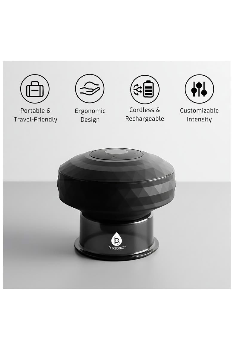 Rechargeable Cupping Therapy Device, Alternate, color, BLACK