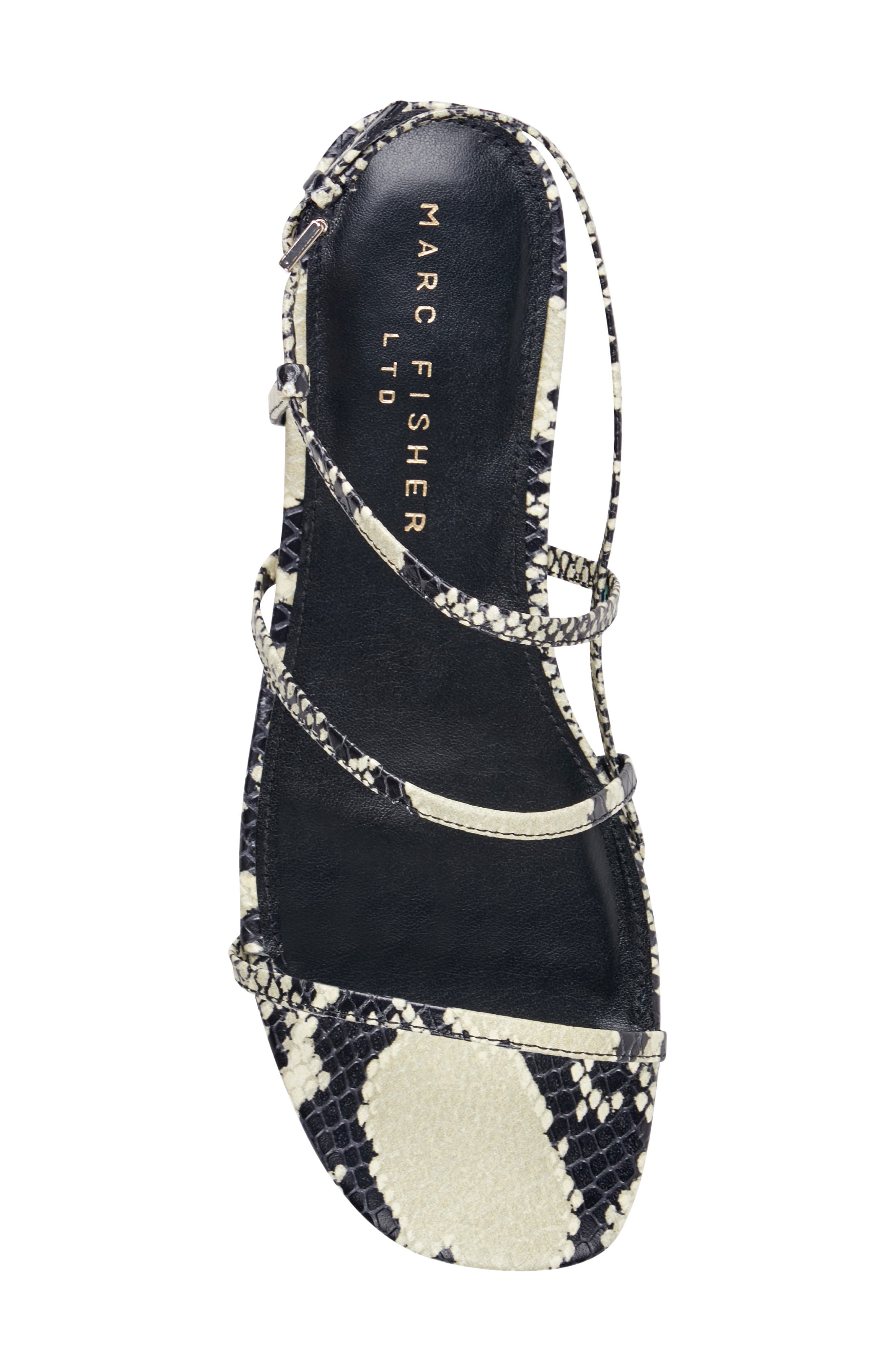 Elysha Slingback Sandal, Alternate, color, BONE SNAKE EMBOSSED
