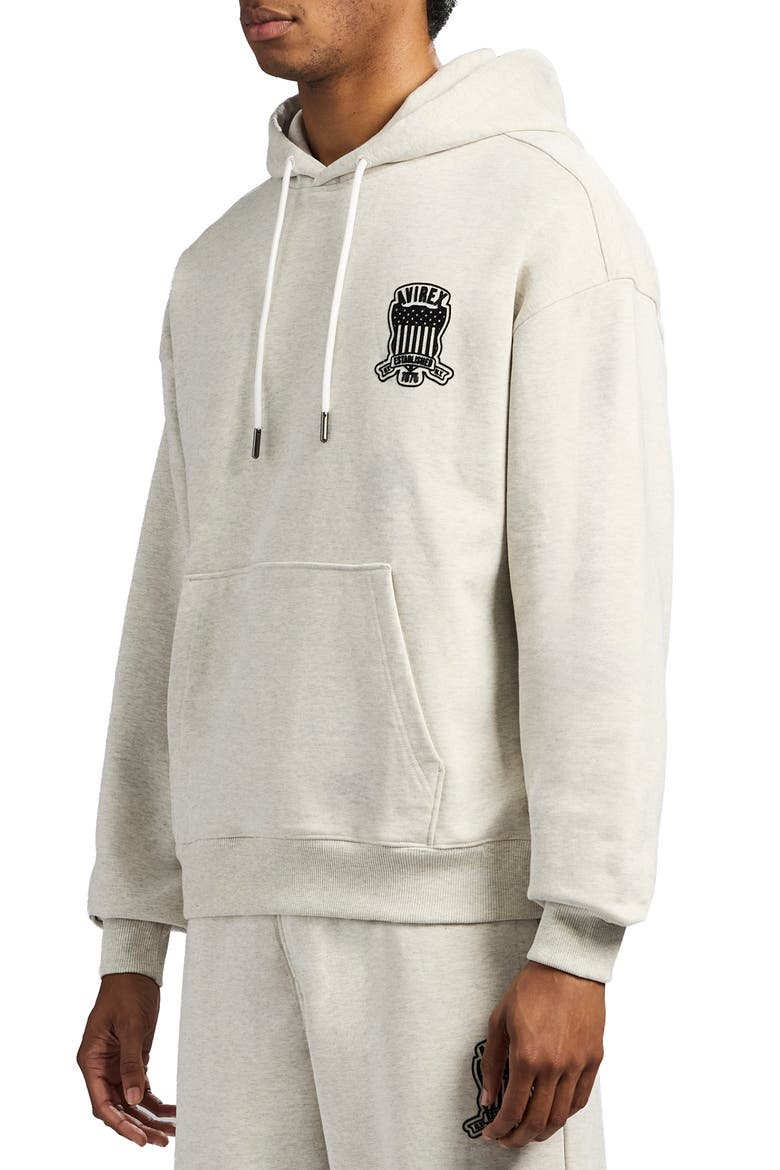 Icon Hoodie, Alternate, color, OATMEAL HEATHER