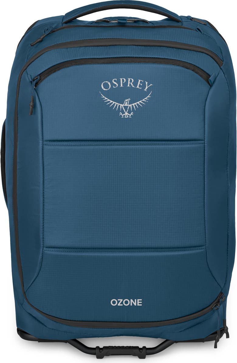 Osprey Ozone Two-Wheel 40-Liter Carry-On Suitcase, Alternate, color, Coastal Blue