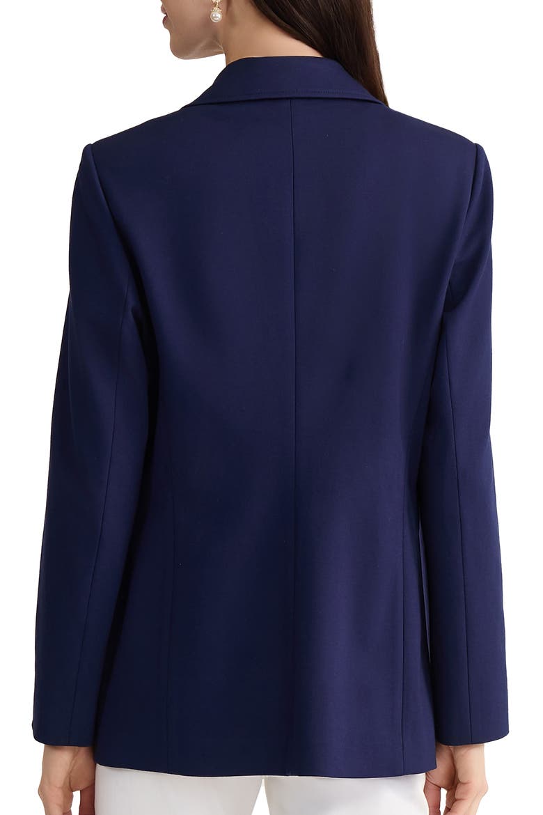 Faux Double Breasted Blazer, Alternate, color, PACIFIC NAVY