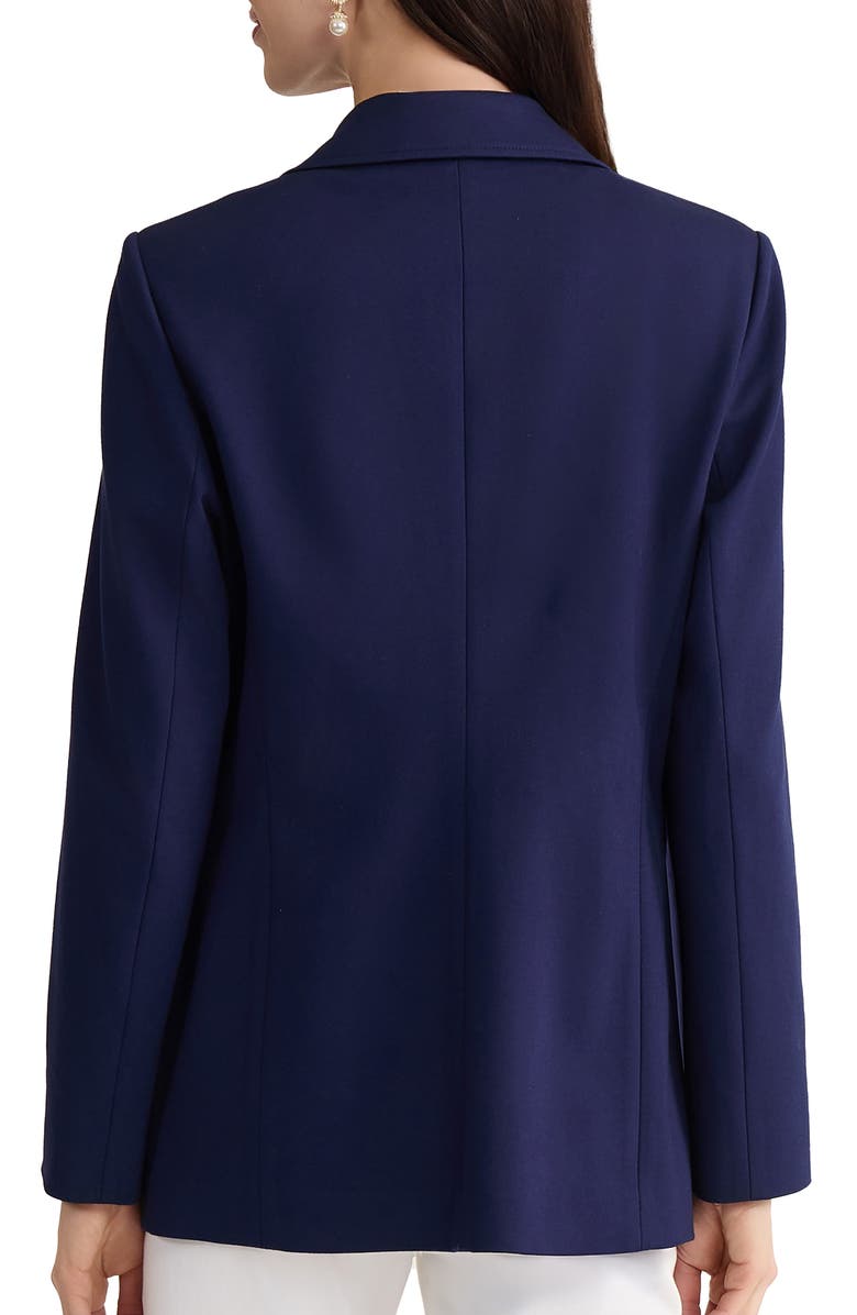 Jones New York Faux Double Breasted Blazer, Alternate, color, Pacific Navy