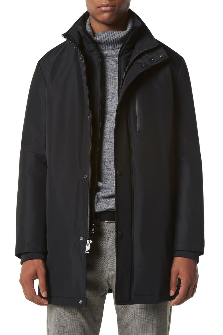 Picton Water Resistant Jacket, Main, color, BLACK