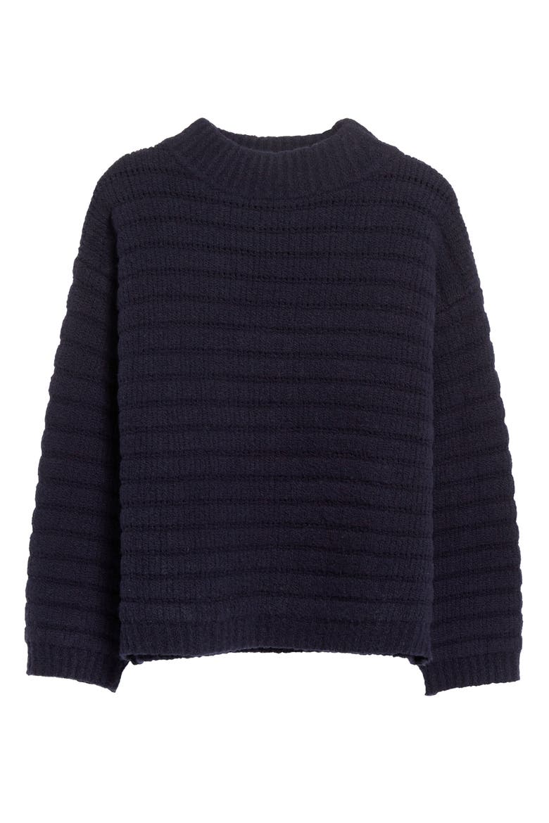Calto Wool Blend Sweater, Alternate, color, NAVY