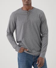 Pact Organic Cotton Softspun Long Sleeve Henley