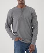 Pact Organic Cotton Softspun Long Sleeve Henley