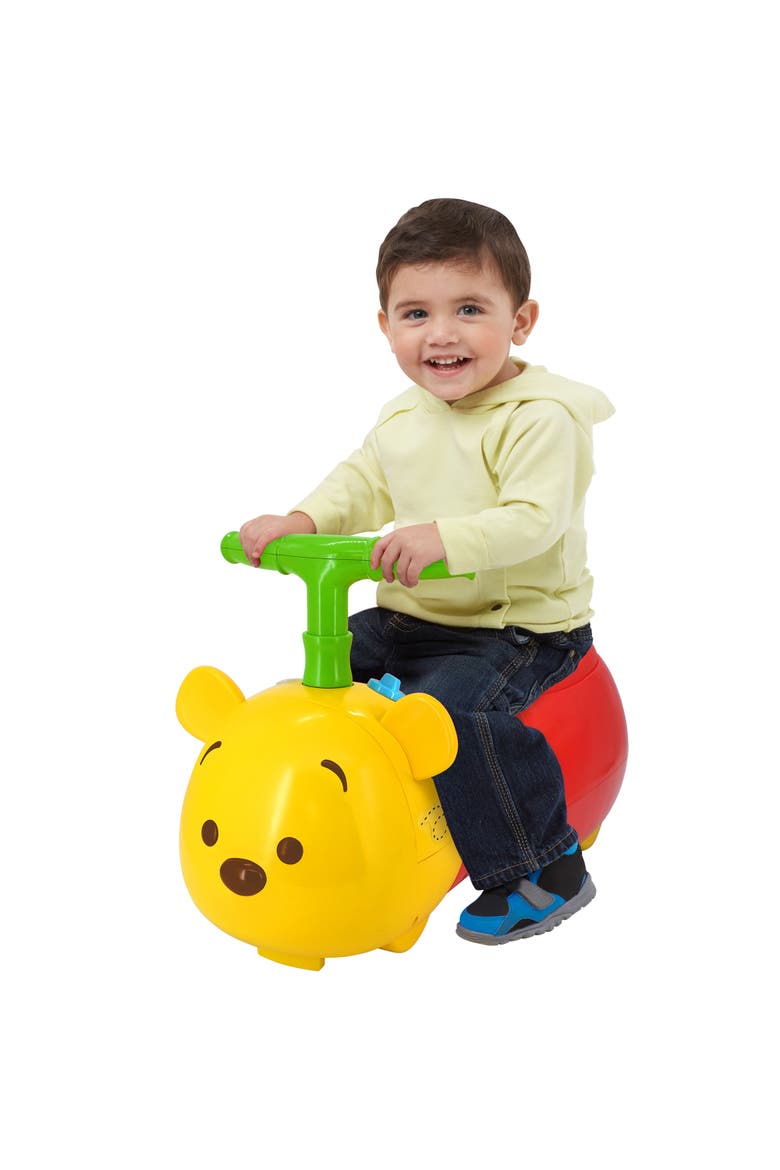 Lights & Sounds Zoom Ride-On Pooh Disney Vehicle, Alternate, color, Multicolored