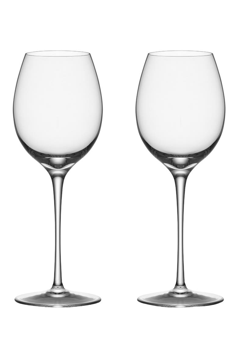 Set of 2 Premier Riesling Zinfandel Wine Glasses, Main, color, CLEAR