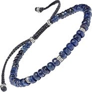 Jan Leslie Faceted Mixed Colored Fluorite Pull Bracelet