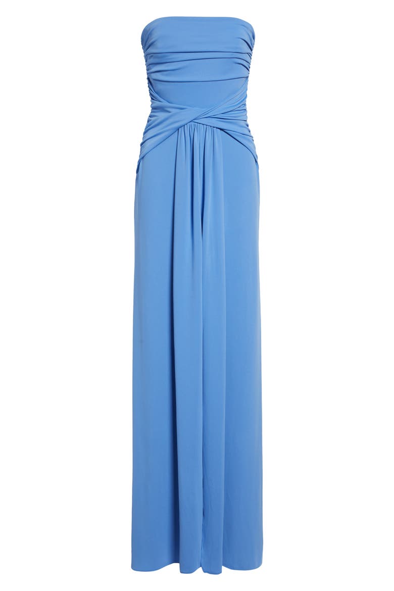 Oleana Strapless Gown, Alternate, color, ULTRAMARINE