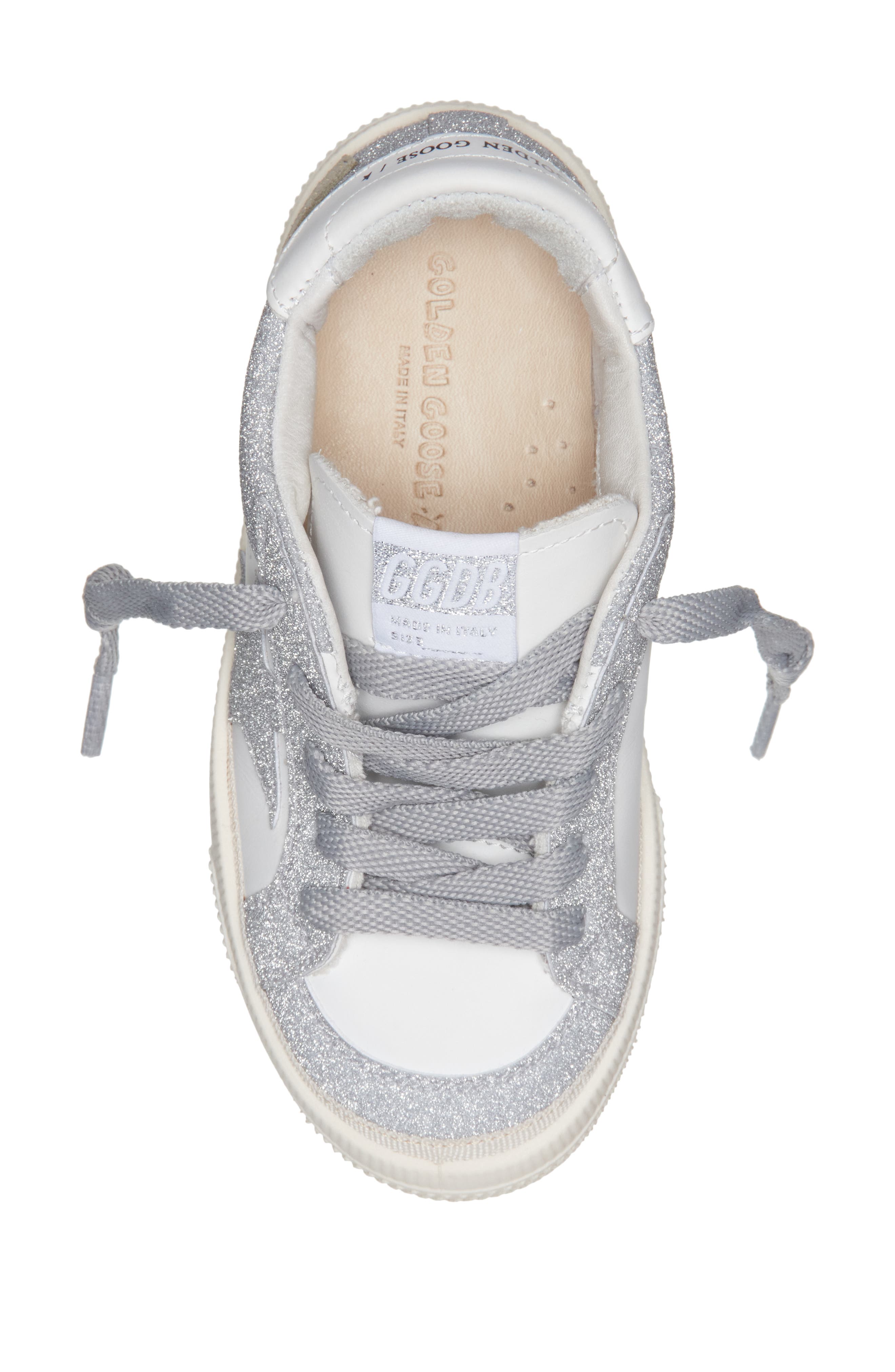 Golden Goose Kids' May Glitter Low Top Sneaker, Alternate, color, 