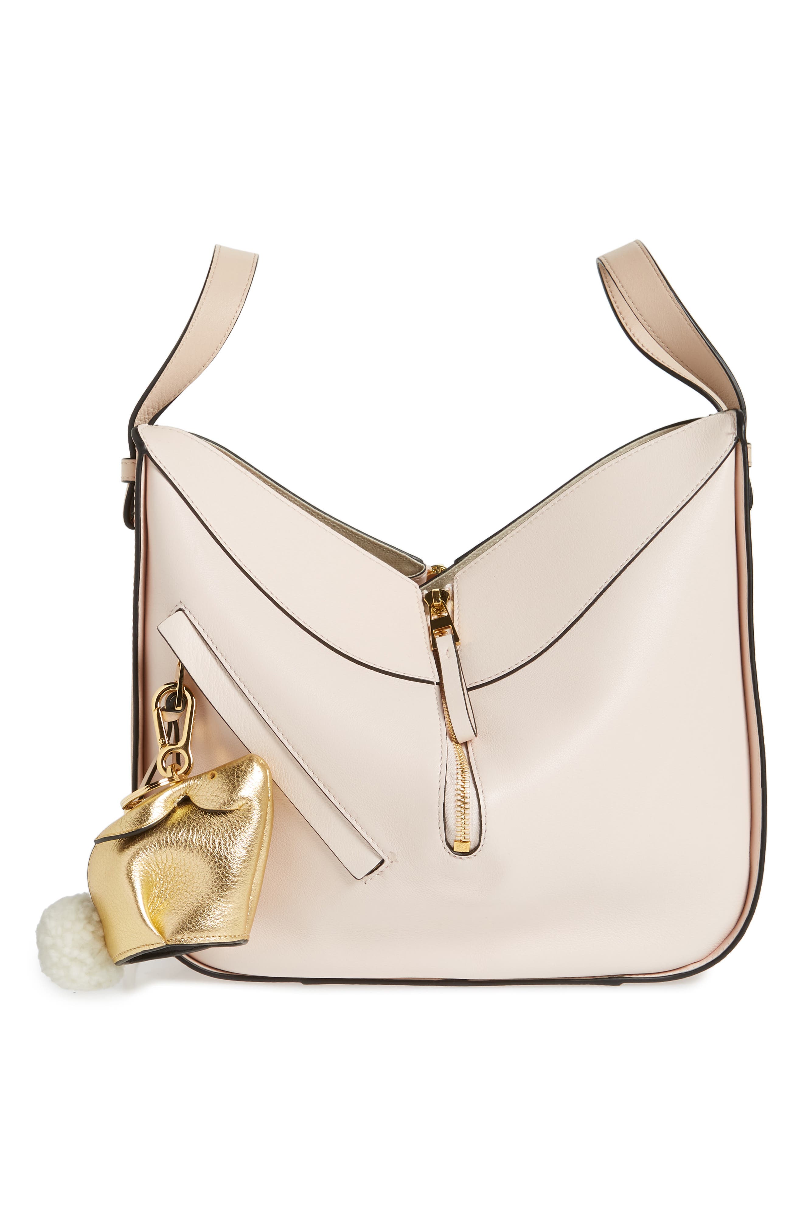 Loewe Bunny Bag Charm with Genuine Shearling, Alternate, color, 