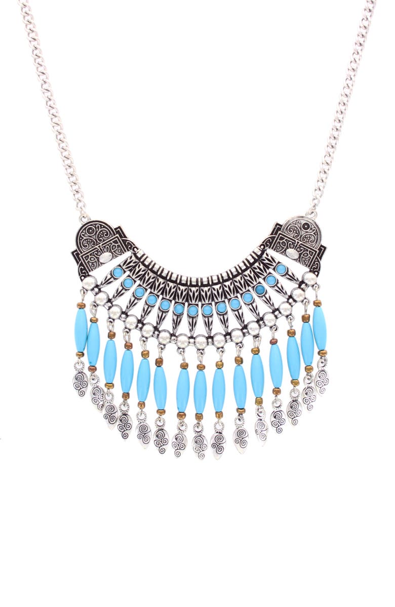 OLIVIA WELLES Kelsa Beaded Necklace, Main, color, 