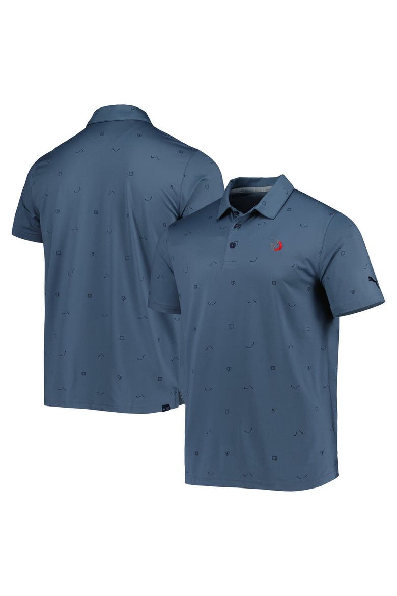 Men's Puma Navy TOUR Championship CLOUDSPUN H8 Golf Polo, Main, color, Navy