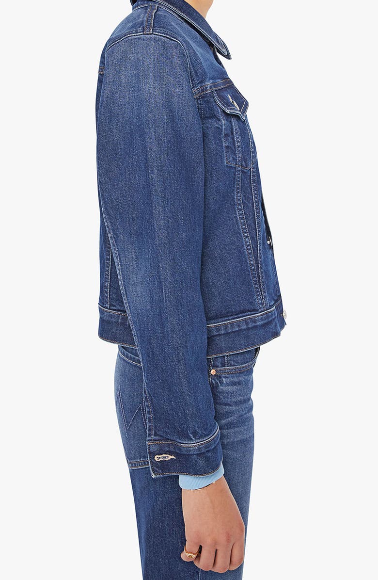 MOTHER The Bruiser Denim Trucker Jacket, Alternate, color, Perfectly Imperfect