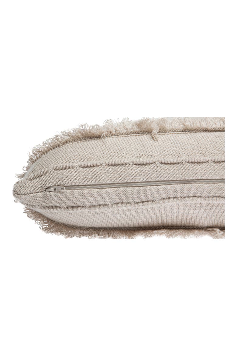 Air Dune Knit Accent Pillow, Alternate, color, NATURAL