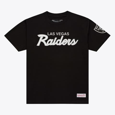 Men's Mitchell & Ness Black Las Vegas Raiders Head Coach Classic T-Shirt