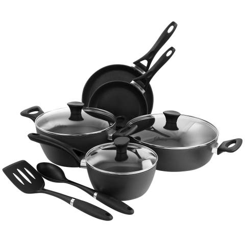 Non Stick 10 Piece Aluminum Cookware Set