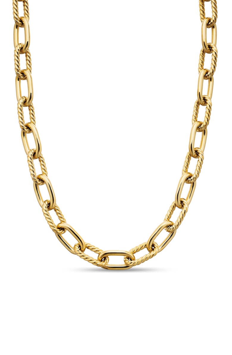 David Yurman DY Madison<sup>®</sup> Chain Necklace in 18K Yellow Gold, 11mm, Main, color, Yellow Gold