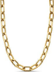 David Yurman DY Madison® Chain Necklace in 18K Yellow Gold, 11mm