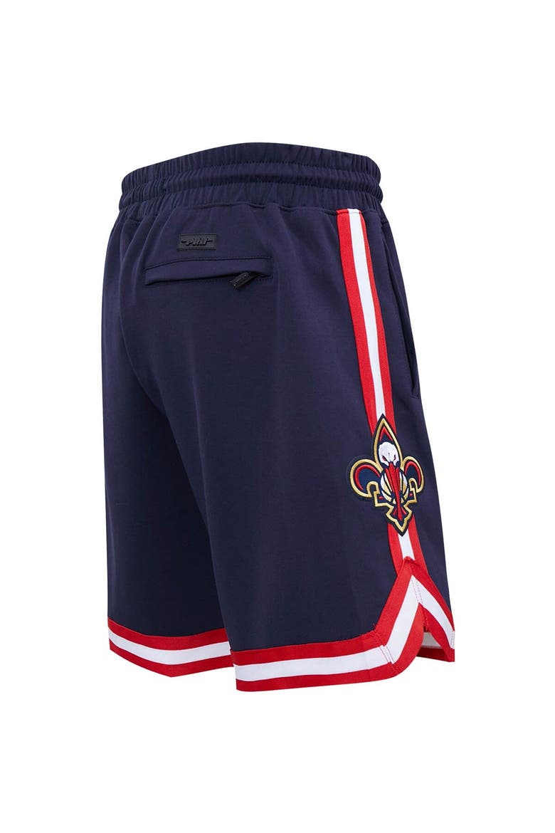 Men's Pro Standard Navy New Orleans Pelicans Chenille Shorts, Alternate, color, Navy
