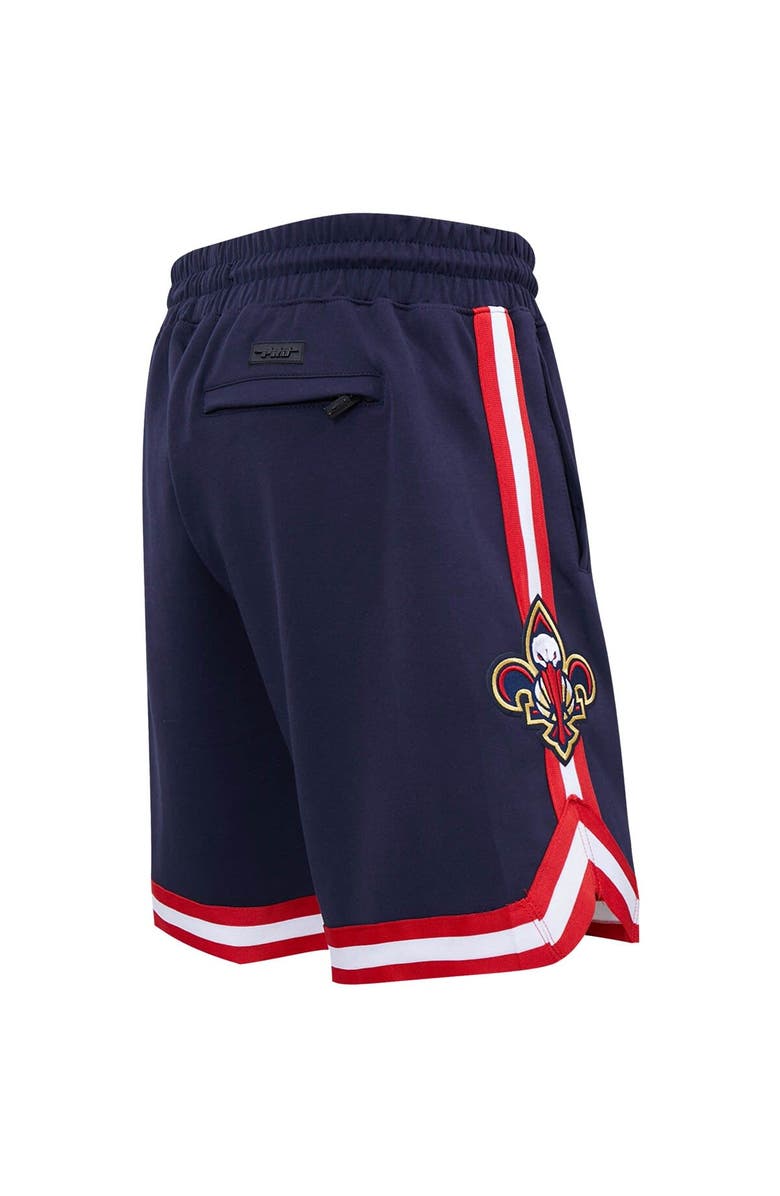 PRO STANDARD Men's Pro Standard Navy New Orleans Pelicans Chenille Shorts, Alternate, color, Navy