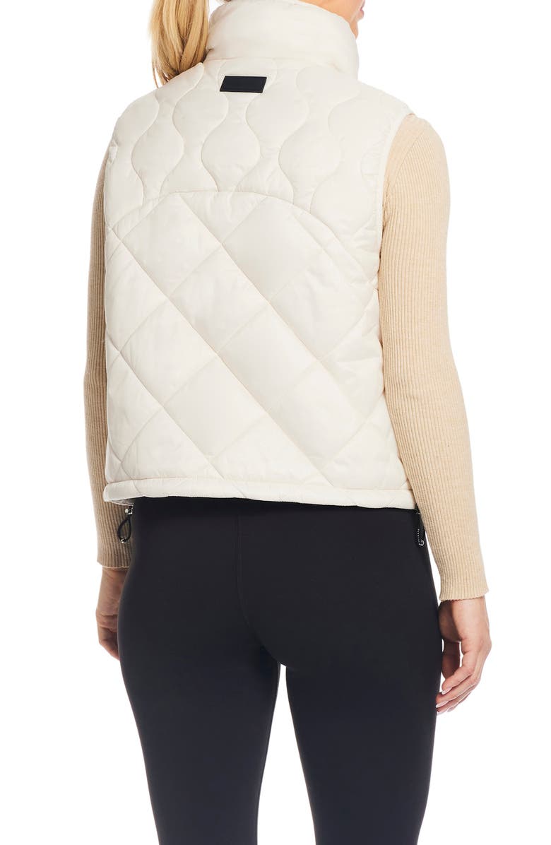 Sanctuary Quilted Water Resistant Crop Vest, Alternate, color, 