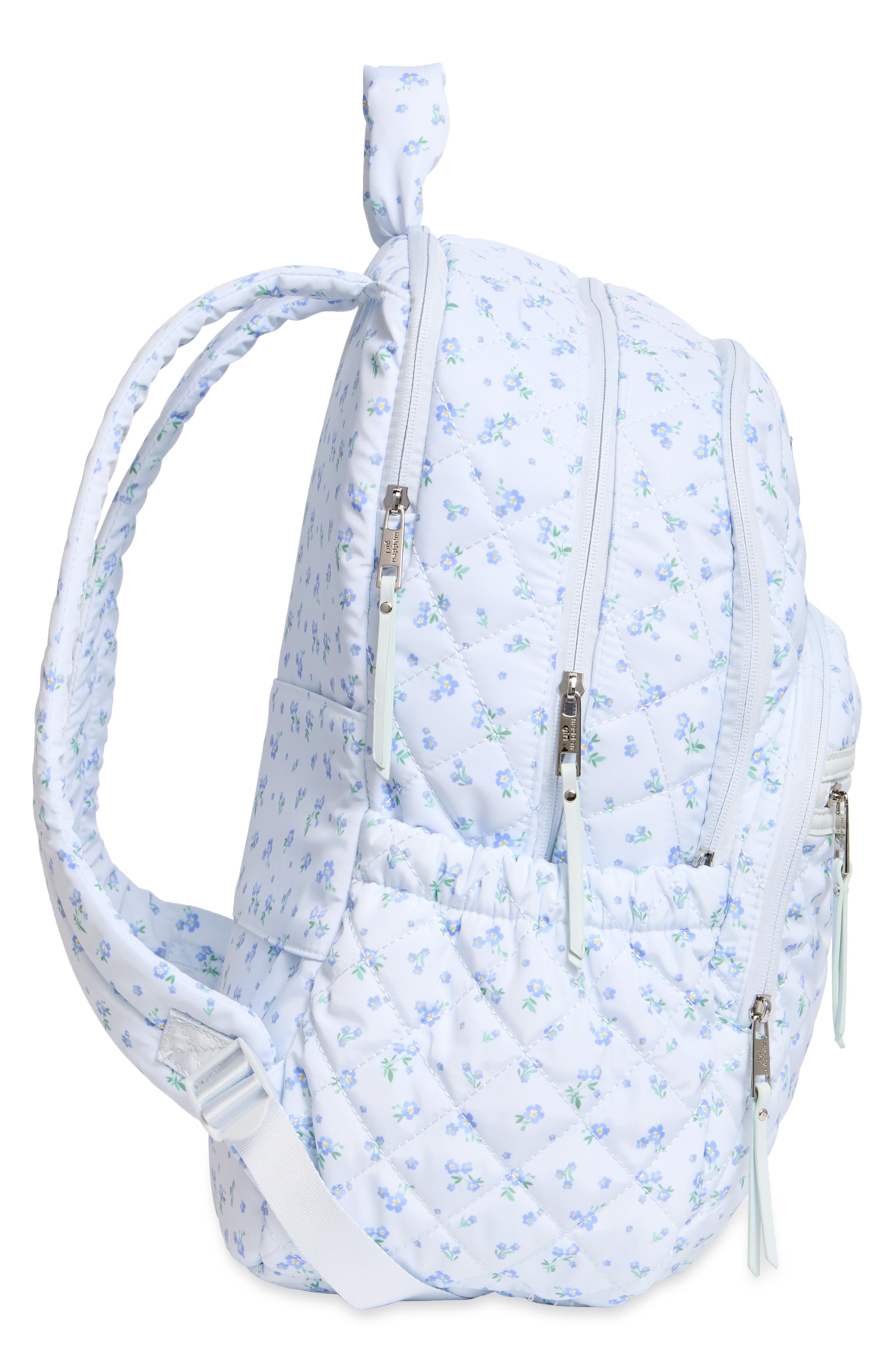 Kids' Quilted Backpack & Lunch Box Set, Alternate, color, BLUE DITSY