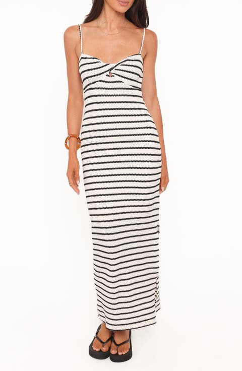 Kristina Stripe Maxi Dress
