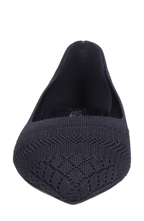 Bella Vita Mireya Knit Flat In Black