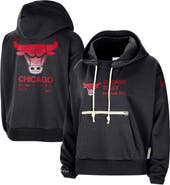 Nike Women's Nike Black Chicago Bulls Courtside Standard Issue Performance Pullover Hoodie