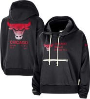 Nike Women's Nike Black Chicago Bulls Courtside Standard Issue Performance Pullover Hoodie