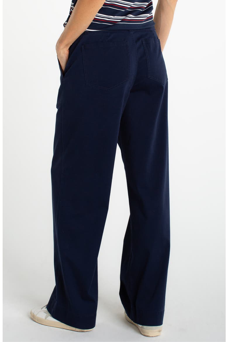 Utility Patch Pocket Wide Leg Pants, Alternate, color, DEEP MIDNIGHT