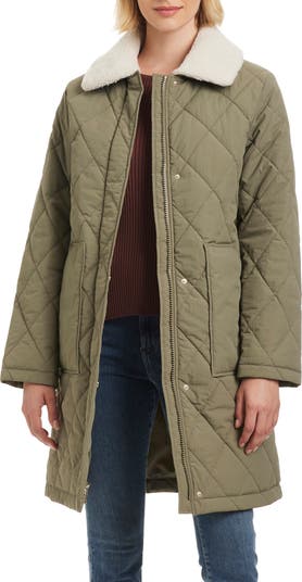 Sanctuary Water Resistant Quilted Coat with Removable Faux Sanctuary Water Resistant Quilted Coat with Removable Faux