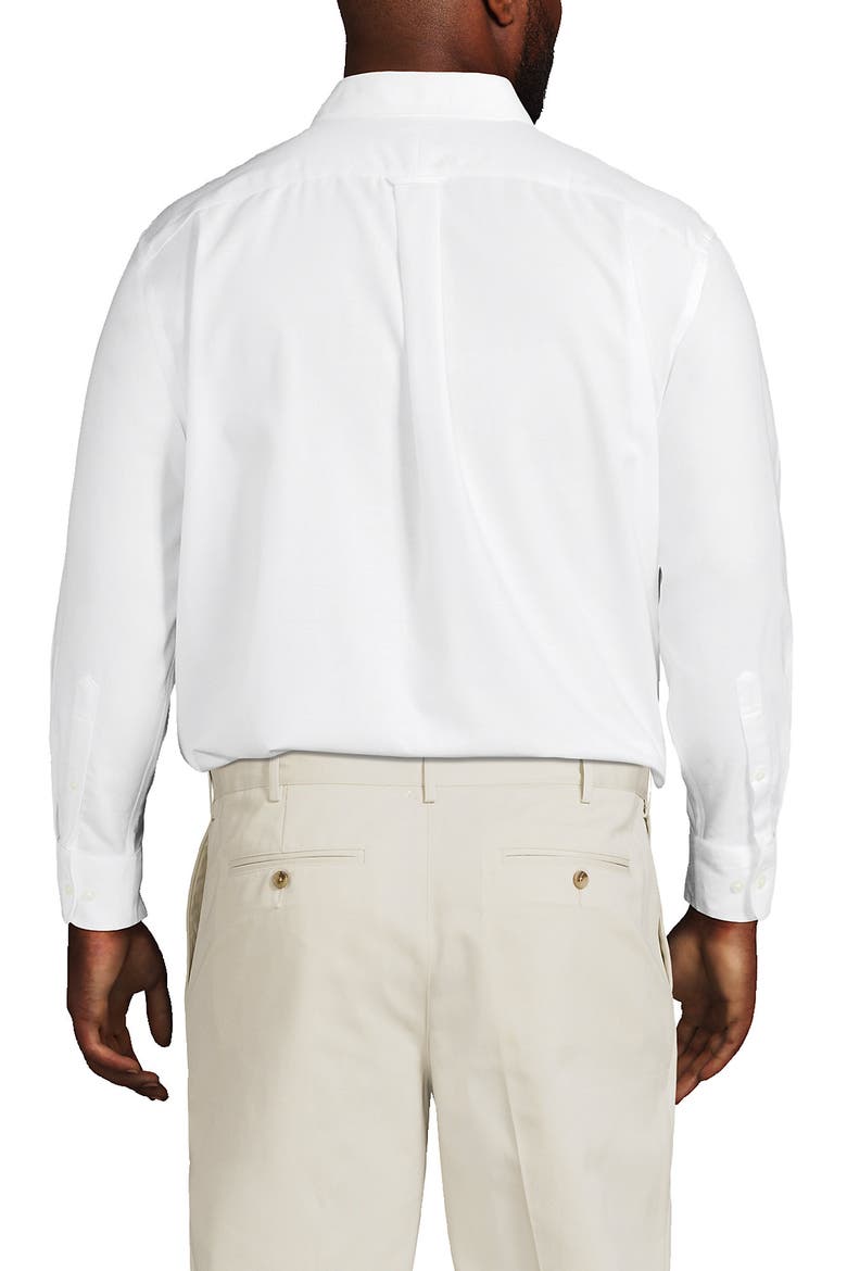 No Iron Supima Oxford Dress Shirt, Alternate, color, White