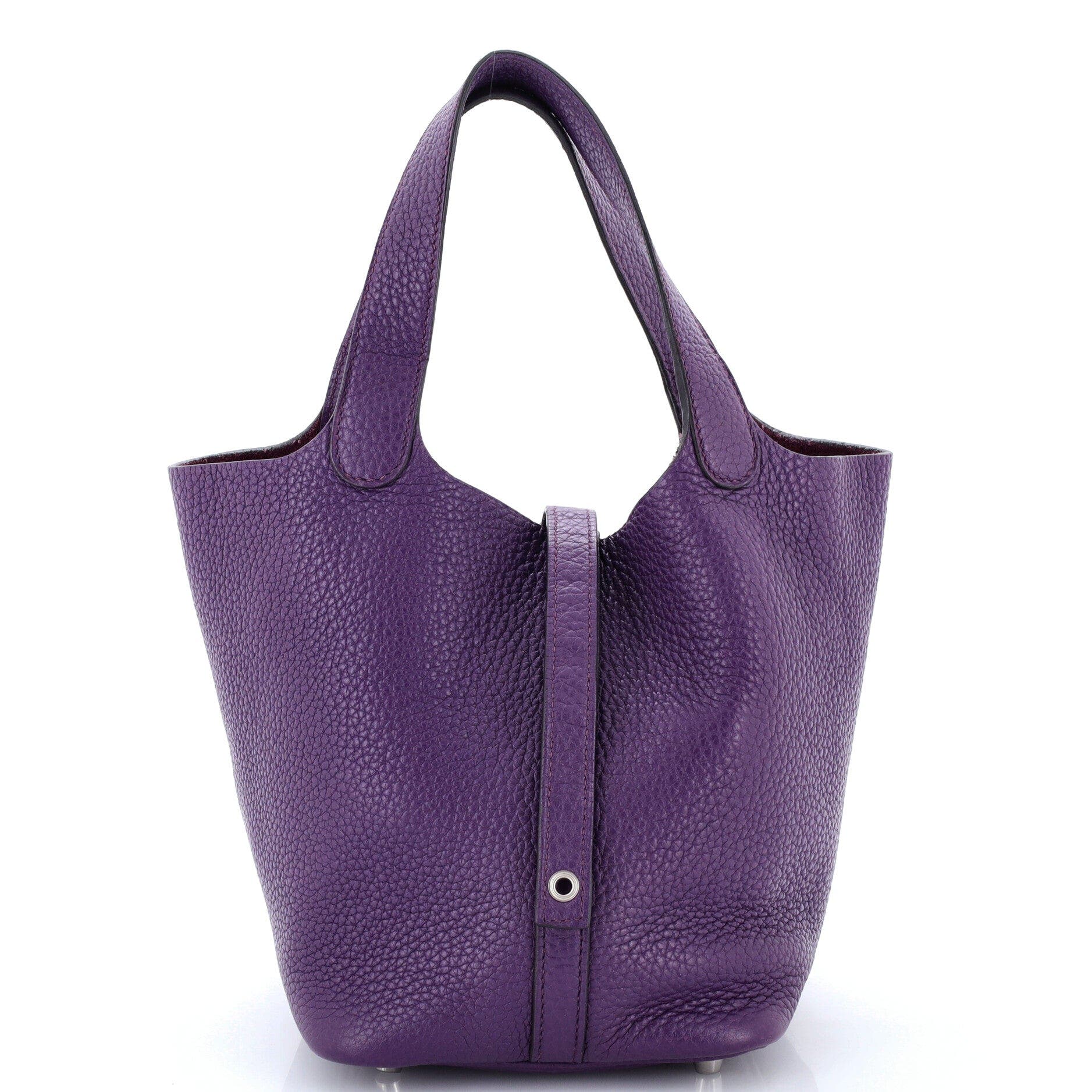 Picotin Lock Bag Clemence PM, Main, color, Red