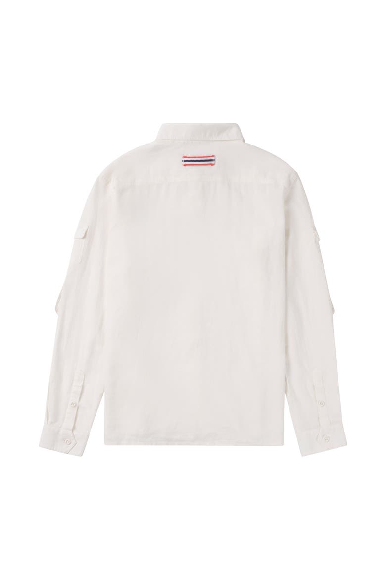 Traveller's Linen Shirt Womens, Alternate, color, Natural
