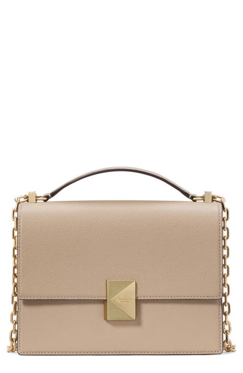 deco pebbled leather convertible crossbody bag